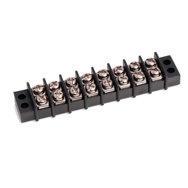 Gardner Bender GTB-408 Terminal Block, 600 V, 30 A, 8-Pole, 2-Row - 2