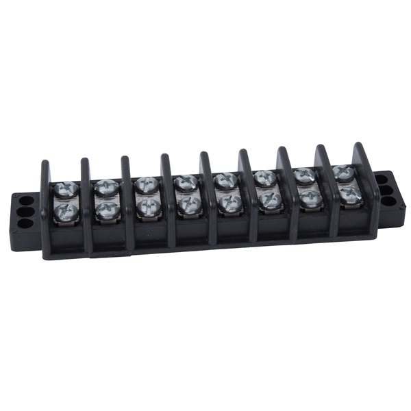 Gardner Bender GTB-408 Terminal Block, 600 V, 30 A, 8-Pole, 2-Row - 4