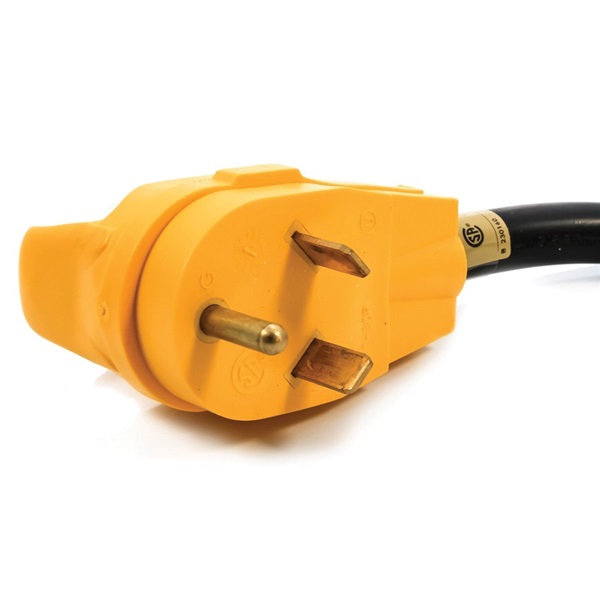 Camco USA 55153 Dogbone Adapter, 15, 30 A, 125 V, Male, Female - 2