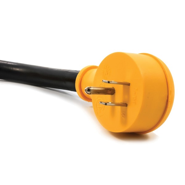 Camco USA 55163 Dogbone Adapter, 15, 30 A, 125 V, Male, Female - 3