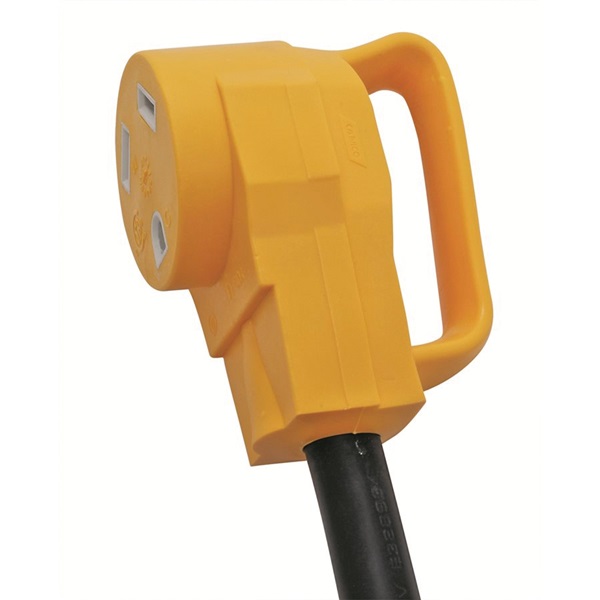 Camco USA 55163 Dogbone Adapter, 15, 30 A, 125 V, Male, Female - 4