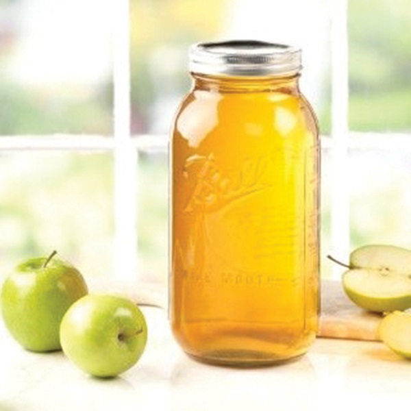 Ball 1440068100 Mason Jar, 64 oz Capacity, Glass, Case of 6 Jars - 3