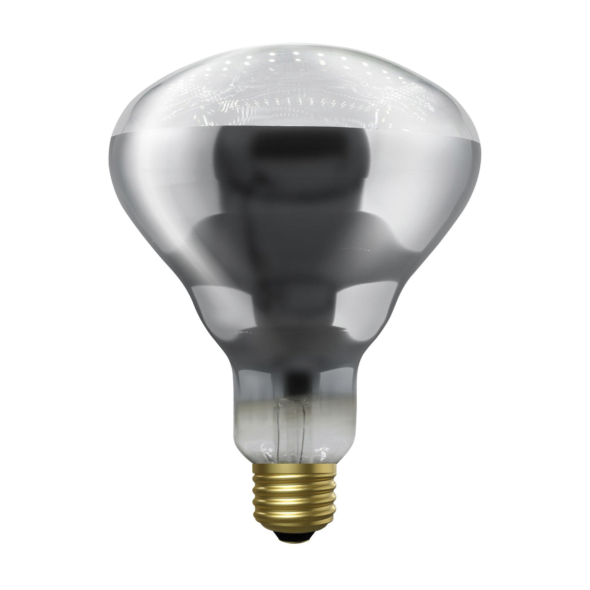 Feit Electric 125R40/1 Incandescent Reflector Heat Bulb, 125 W, BR40 Lamp, E26 Medium Lamp Base, 1300 Lumens, Clear Lamp - 2