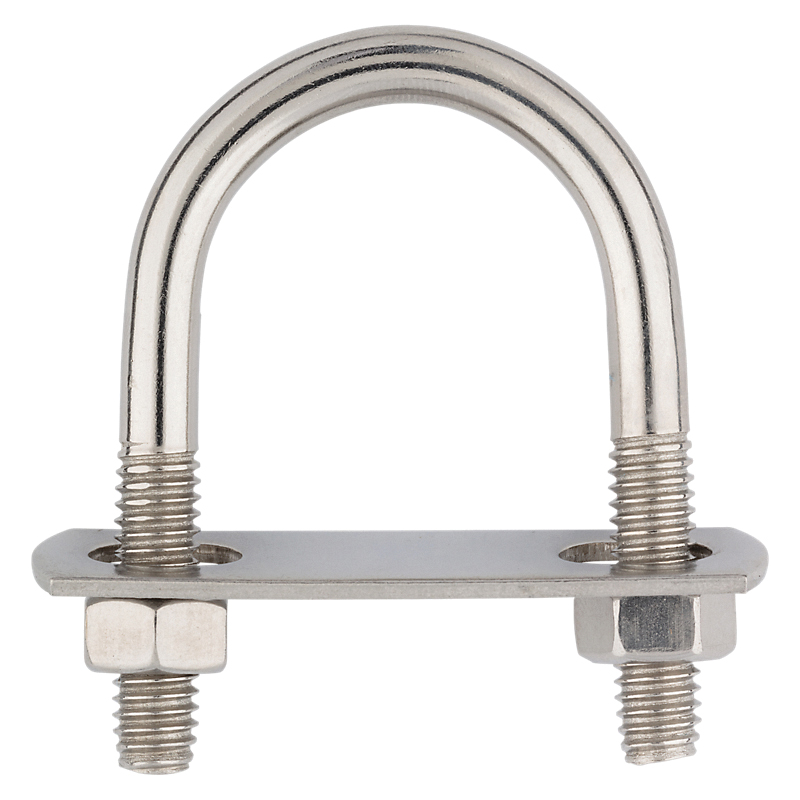 National Hardware N222-448 U-Bolt, 5/16-18 Thread, 1.13 in L Thread, Stainless Steel, Stainless Steel - 4