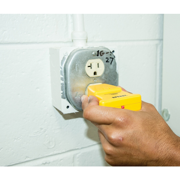 Sperry Instruments CS550A Circuit Breaker Finder, 80 to 140 V, LED Display, Yellow - 3