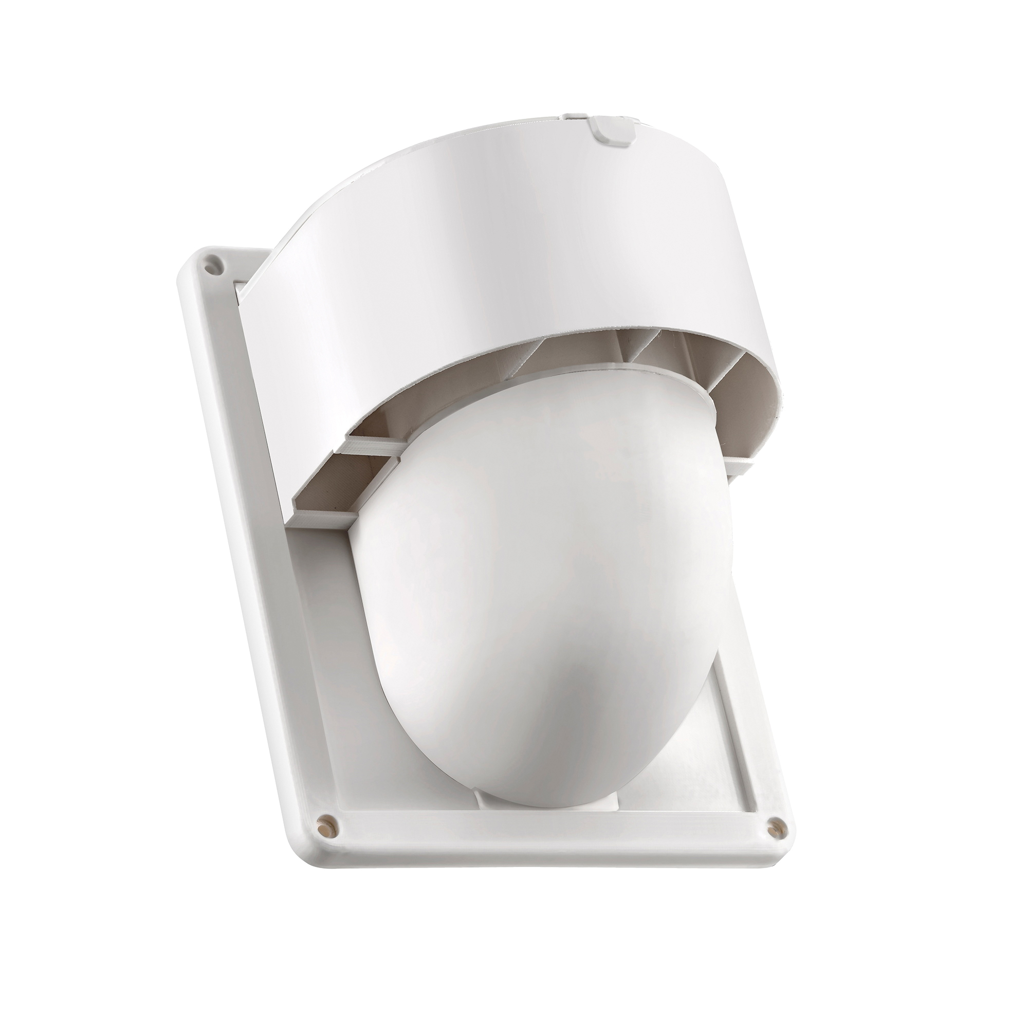 Lambro 289W Dryer Vent Seal, ABS, White - 4
