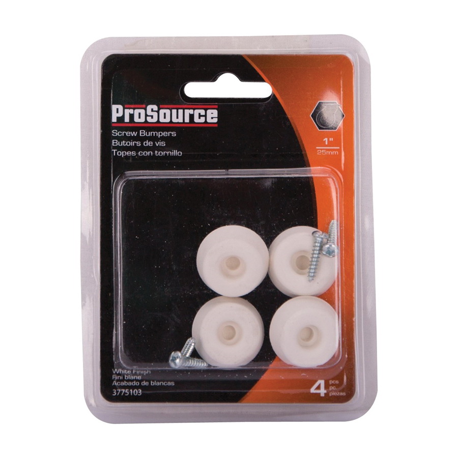 ProSource FE-S519-PS Furniture Bumper Pad, 1 in, Dome, Rubber - 2