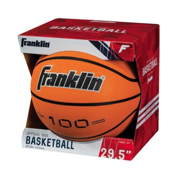 Franklin Sports GRIP-RITE Series 7107 Basketball, Rubber - 2