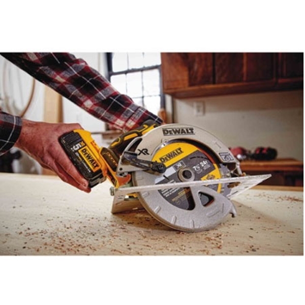 DEWALT DCS570P1 Circular Saw, Battery Included, 20 V, 5 Ah, 7-1/4 in Dia Blade, 57 deg Bevel - 2