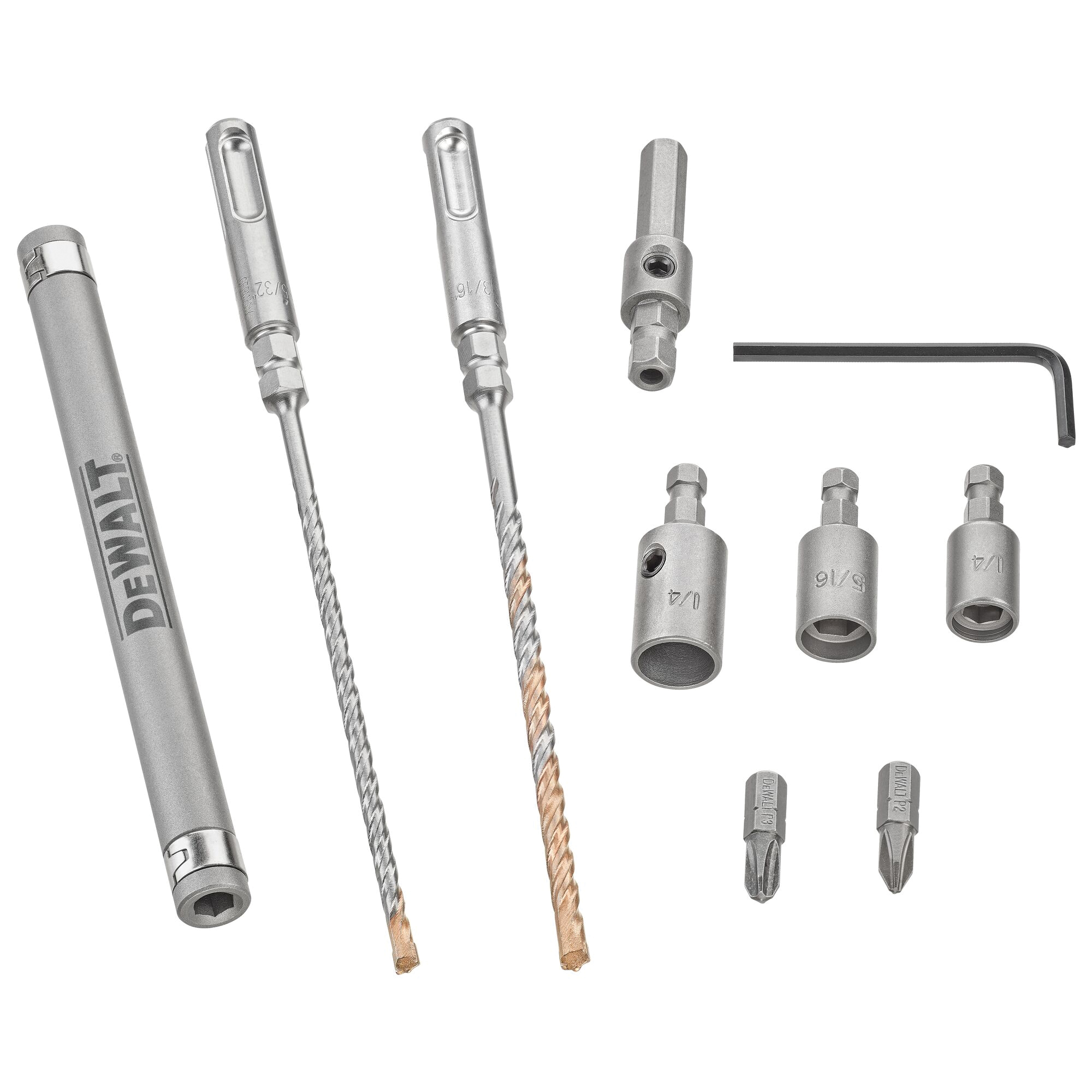 DEWALT ULTRACON+ DW5366 Anchor Drive Installation Kit, 10-Piece, Carbide - 3