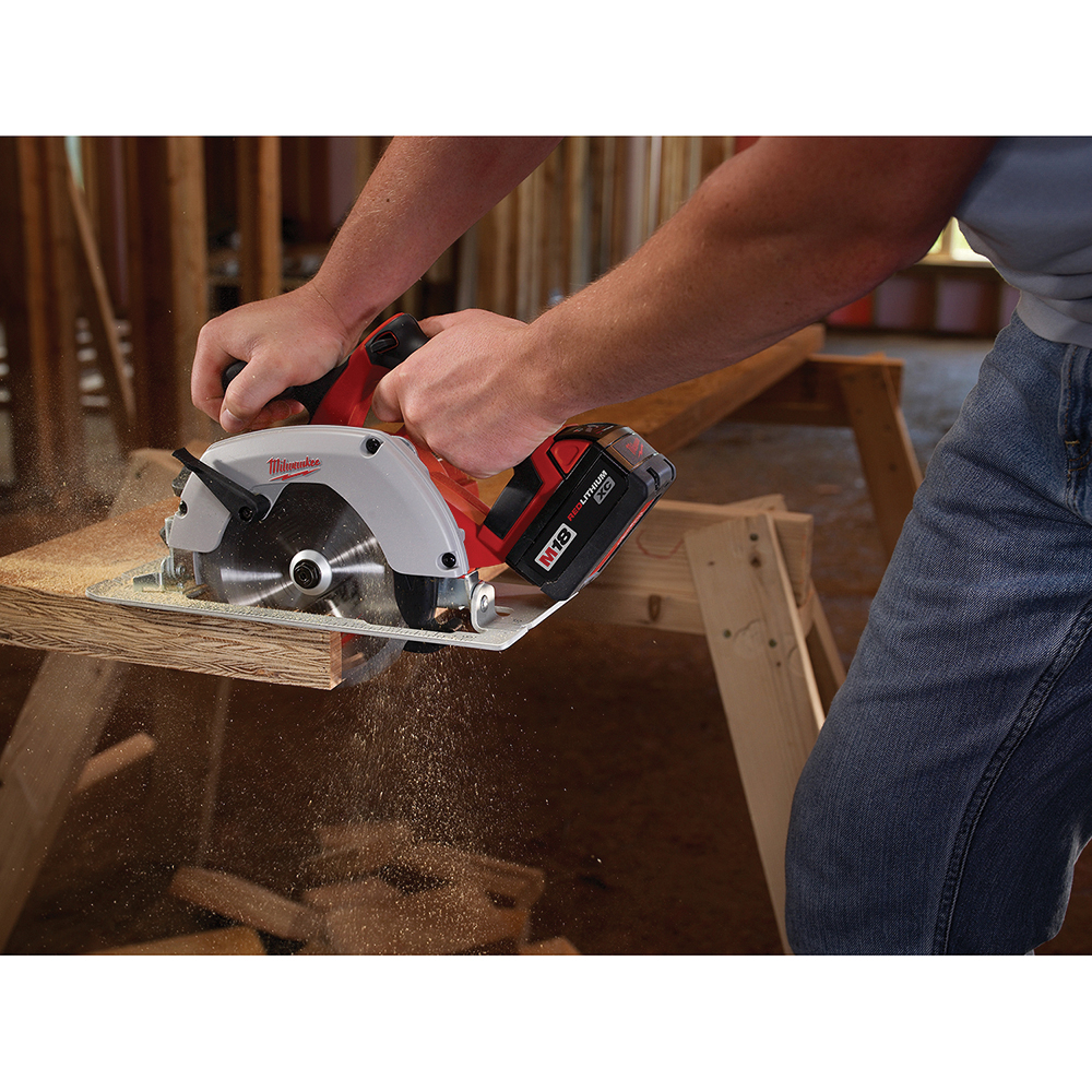 Milwaukee M18 2630-20 Circular Saw, Tool Only, 18 V, 2.8 Ah, 6-1/2 in Dia Blade, 50 deg Bevel - 5
