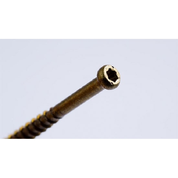 GRK Fasteners FIN/Trim 17732 Screw, #8 Thread, 2-3/4 in L, Coarse Thread, Trim Head, Star Drive, Steel, Climatek, 100 PK - 2