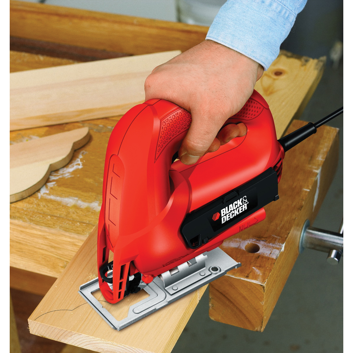 Black+Decker BDEJS300C/JS515 Jig Saw, 4.5 A, 11/16 in L Stroke, 3000 spm, 1-Speed - 2