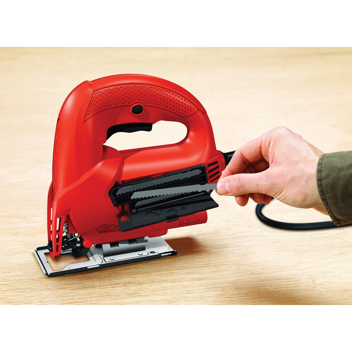 Black+Decker BDEJS300C/JS515 Jig Saw, 4.5 A, 11/16 in L Stroke, 3000 spm, 1-Speed - 3