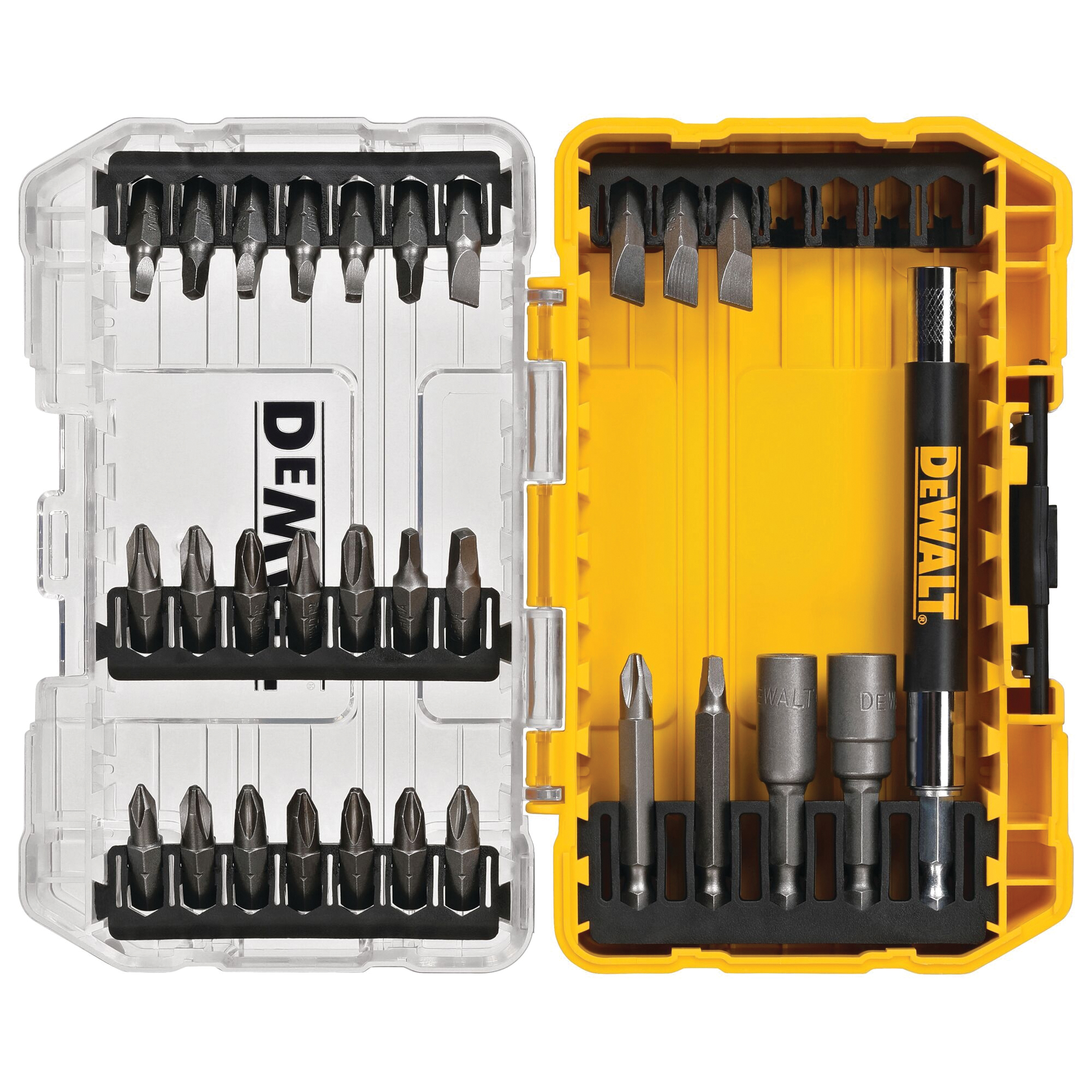 DEWALT DWAF2002B25 Insert Bit Tip, #2 Drive, Phillips Drive, 1/4 in Shank, Hex Shank, 1 in L, Tool Steel, 25/PK - 2