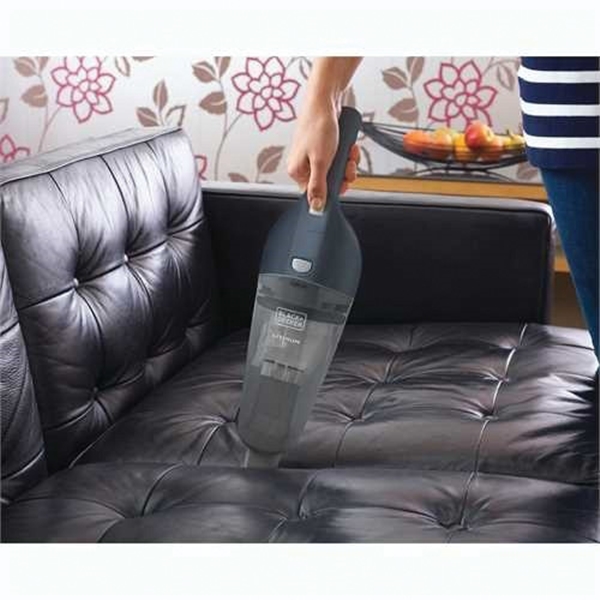 Black+Decker HNV220BCZ01 Hand Vacuum, 7.2 V Battery, Lithium-Ion Battery, 2 Ah, Dark Tech Gray Housing - 2