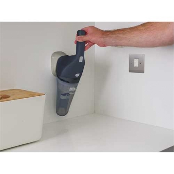 Black+Decker HNV220BCZ01 Hand Vacuum, 7.2 V Battery, Lithium-Ion Battery, 2 Ah, Dark Tech Gray Housing - 3