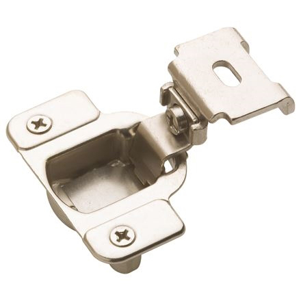 Amerock BP2811C1314 Hinge, 2-5/8 in L x 2-5/16 in W, Steel, Nickel - 2