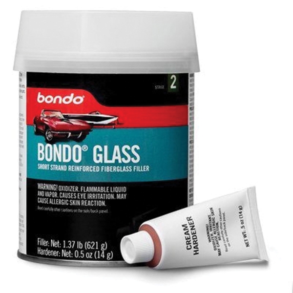 Bondo 00277 Glass Reinforced Filler, 1.37 lb Can - 1