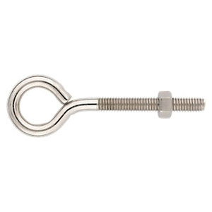 National Hardware N221-622 Eye Bolt, 5/16-18 Thread, Coarse Thread, 2-1/4 in L Thread, 3/4 in ID Dia Eye - 4