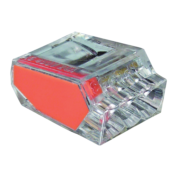 Gardner Bender PushGard 19-PC3 Wire Connector, 22 to 12 AWG Wire, Copper Contact, Polycarbonate Housing Material - 2