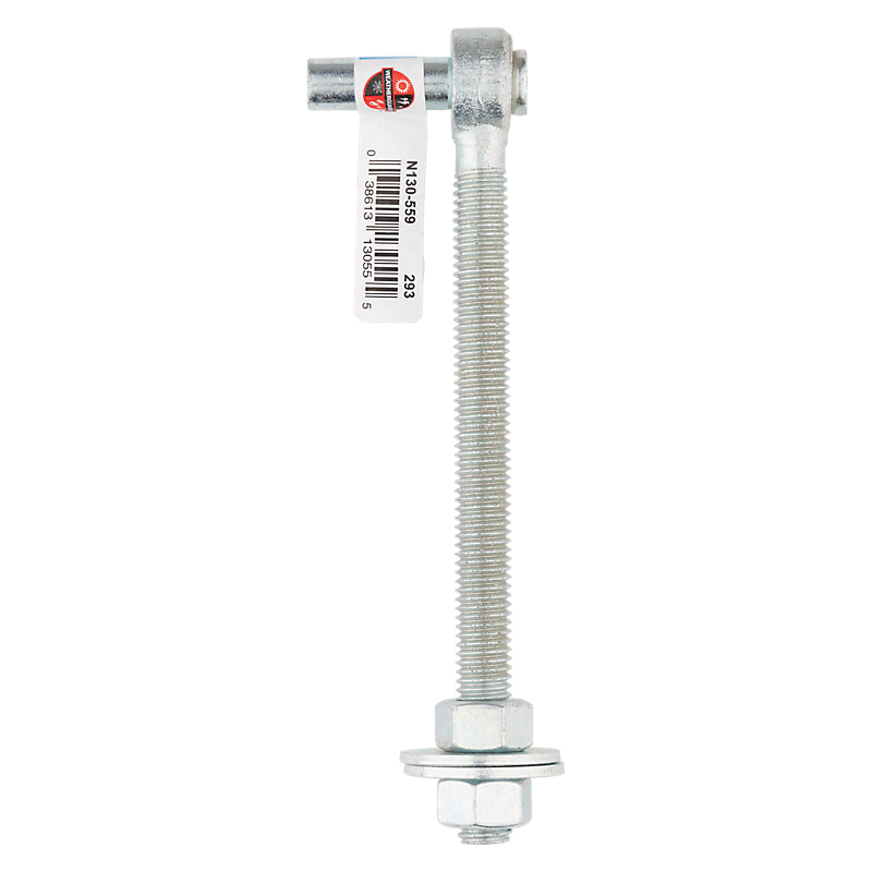 National Hardware N130-559 Full Threaded Bolt Hook, 1/2-13 Thread, 5-3/4 in L Thread, 6.87 in L, Steel, Zinc-Plated - 2