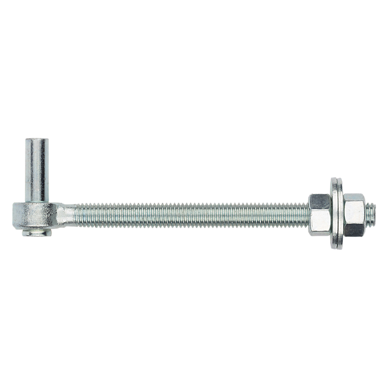 National Hardware N130-559 Full Threaded Bolt Hook, 1/2-13 Thread, 5-3/4 in L Thread, 6.87 in L, Steel, Zinc-Plated - 4