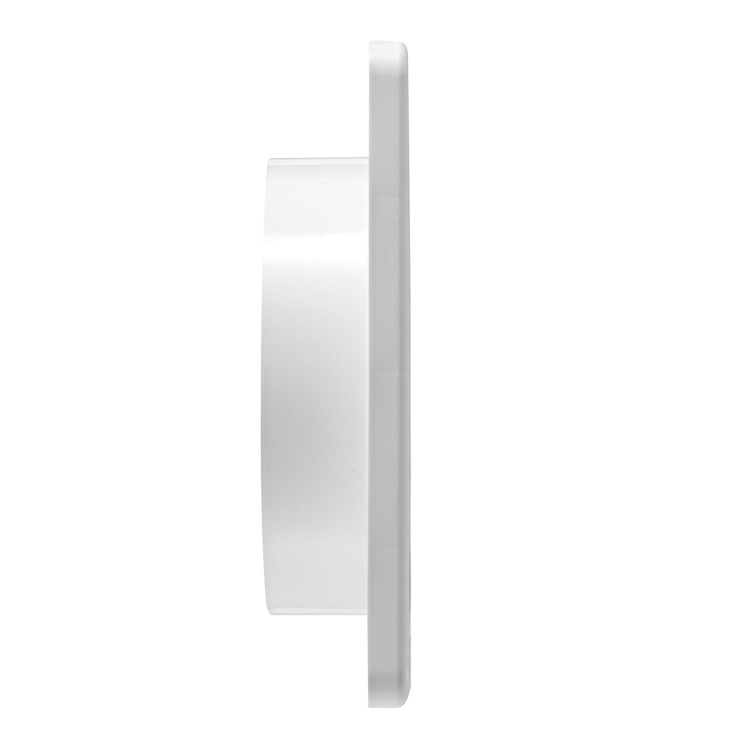 Lambro 361W Louvered Vent, 6 in W, Plastic - 3