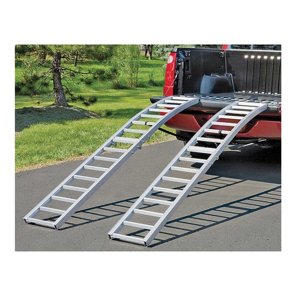REESE Towpower 9515000/1123100 Arched Center-Fold Ramp, 1500 lb Weight Capacity, Aluminum - 1