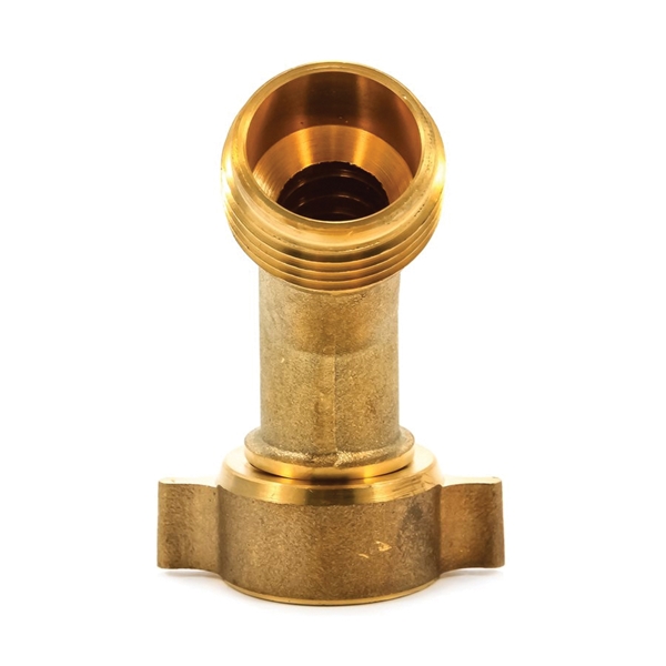 Camco USA 22605 Hose Elbow with Gripper, Male Thread x Hose Barb, Brass - 4