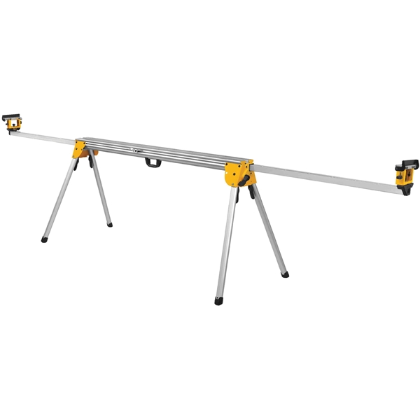 DEWALT DWX723 Miter Saw Stand, 500 lb, 151 in W Stand, 32 in H Stand, Aluminum, Black/Yellow - 2