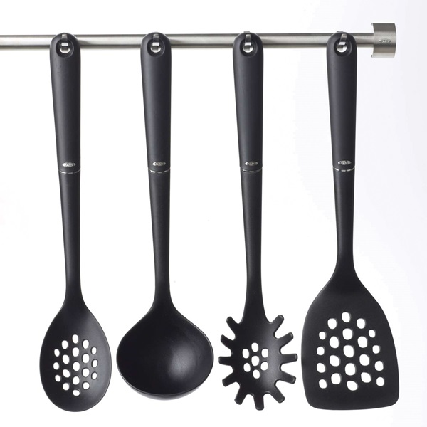 Good Grips 1191300 Non-Stick Spoon, 13 in OAL, Nylon, Black - 3