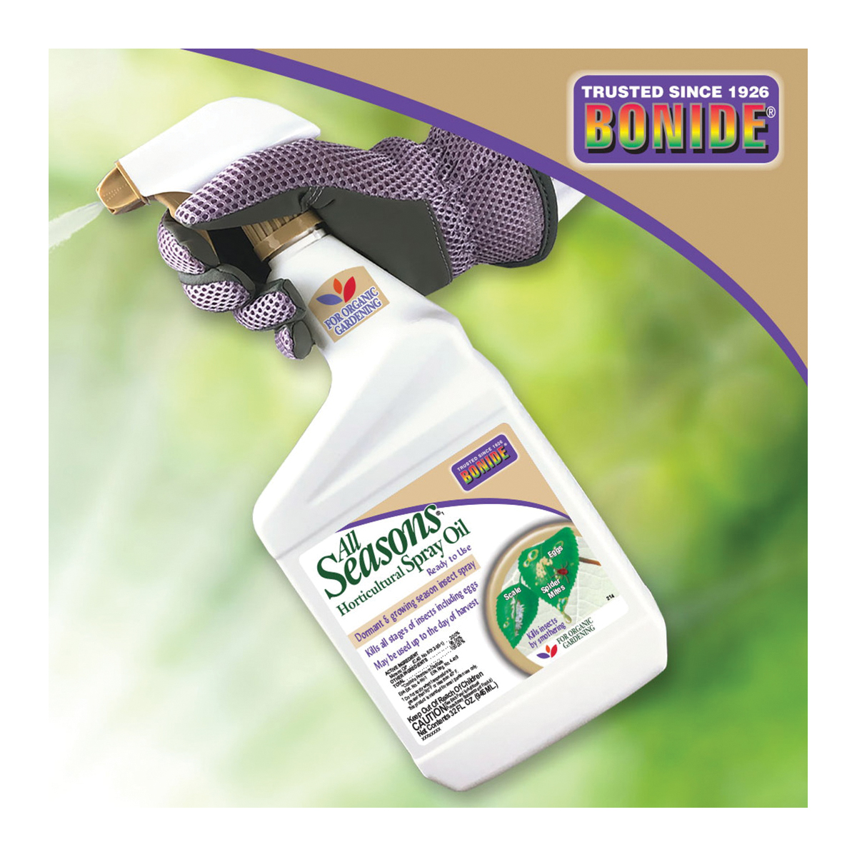 Bonide All Seasons 214 Horticultural Spray Oil, Liquid, Spray Application, 1 qt - 2