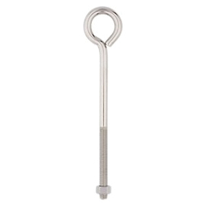 National Hardware N221-671 Eye Bolt, 3/8-16 Thread, Coarse Thread, 3 in L Thread, 1 in ID Dia Eye, 6.35 in L Shank - 4