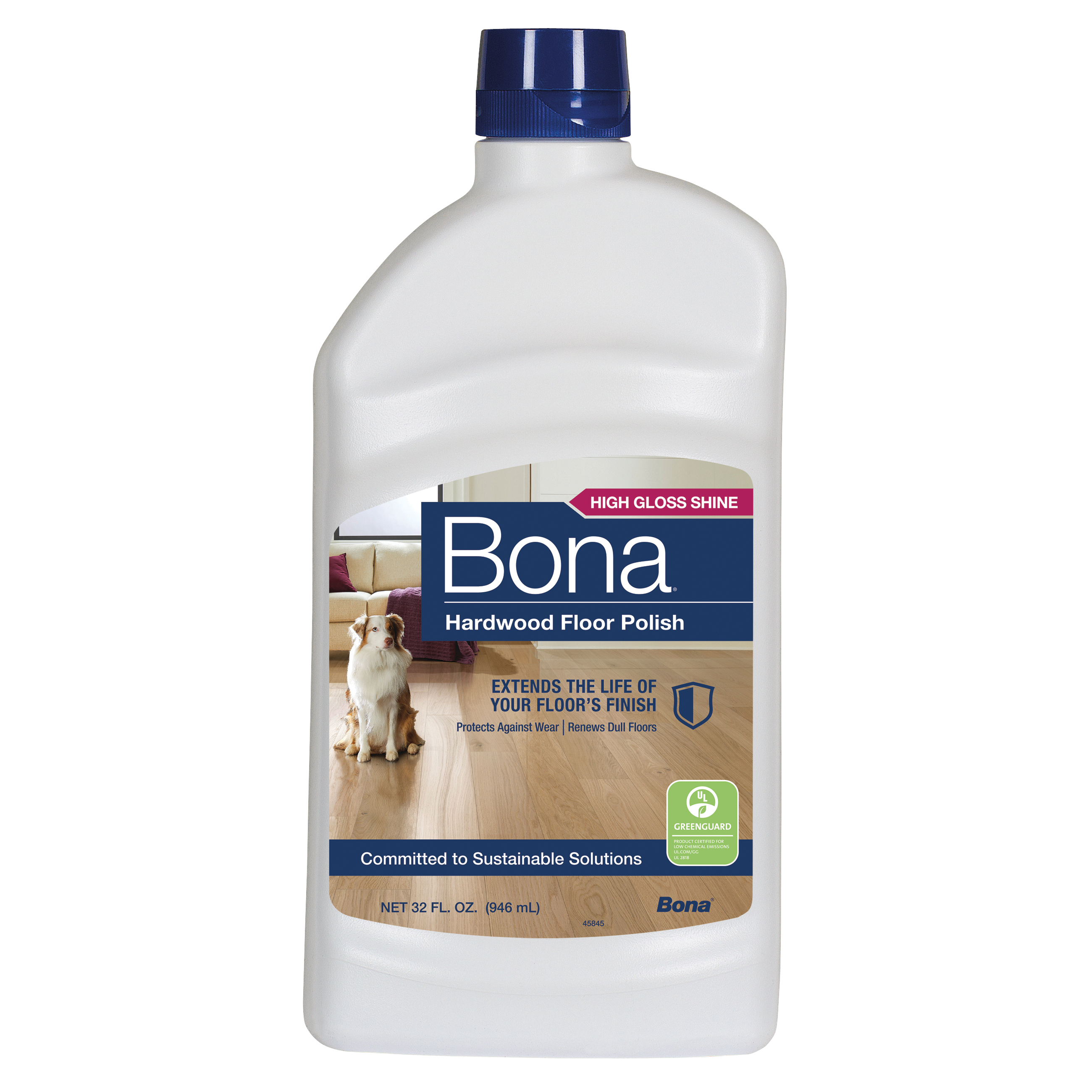 Bona Hardwood Floor Polish Acrylic Base Gloss 32 oz - 1