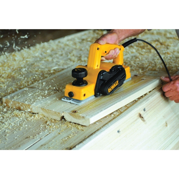 DEWALT D26676 Hand Planer, 5.5 A, 3-1/4 in Blade, 3-1/4 in W Planning, 1/16 in D Planning, Trigger Switch Control - 2