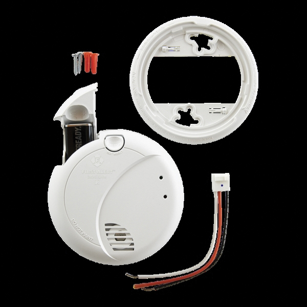 First Alert 7010B Smoke Alarm, 120 V, Photoelectric Sensor, 85 dB, White - 5
