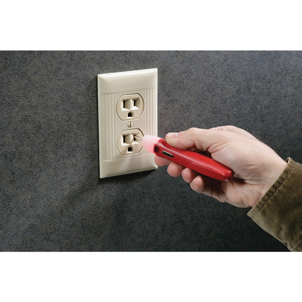 Gardner Bender GCV-3206 Probe and Continuity Tester with Screwdriver Tip, 12 to 250 VAC/VDC, LED Display, Red - 4