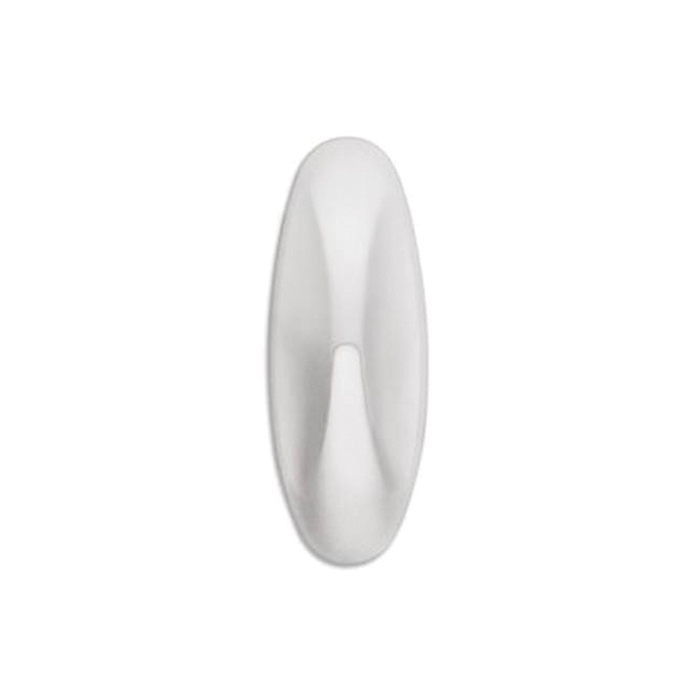 Command 17081 Medium Designer Hook, 3-1/8 in L x 1-1/8 in W x 1-1/8 in H Dimensions, 5/8 in Opening, 3 lb, 2-Hook, 2/PK - 3