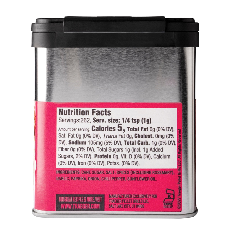 Traeger SPC173 Prime Rib Rub, Garlic, Rosemary, 9.25 oz Tin - 2