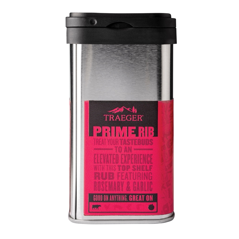 Traeger SPC173 Prime Rib Rub, Garlic, Rosemary, 9.25 oz Tin - 3
