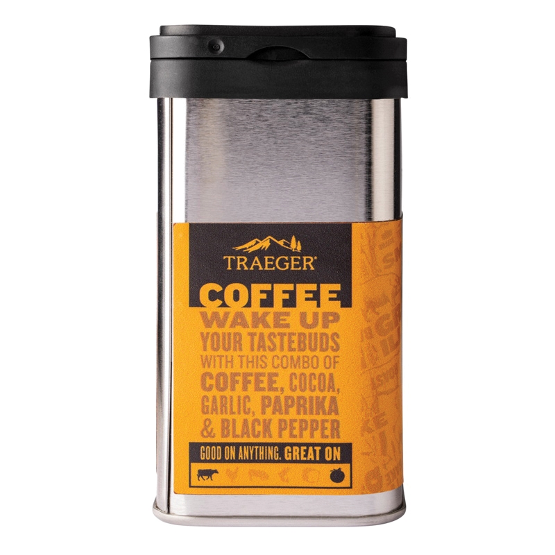 Traeger SPC172 Coffee Rub, Black Pepper, Coffee, 8.25 oz Tin - 3