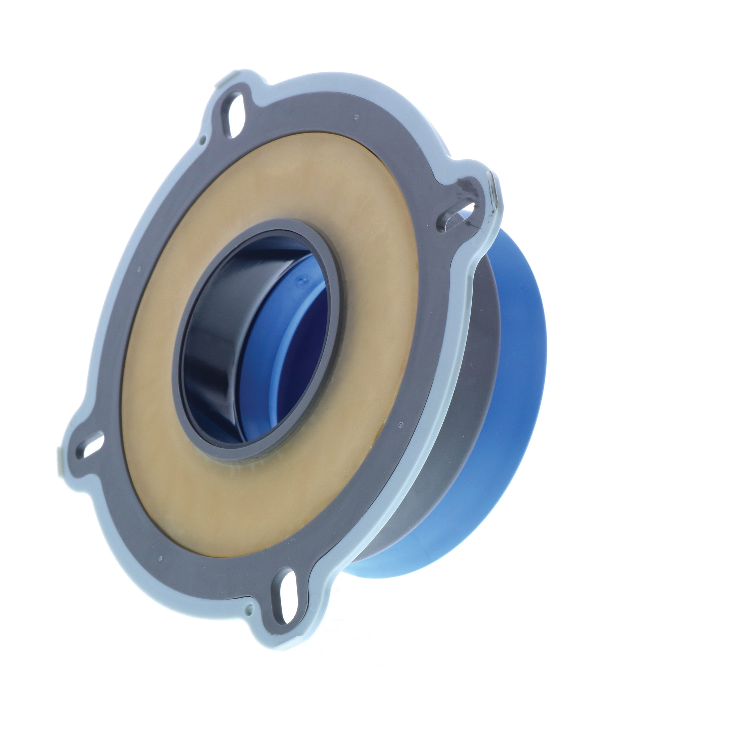 Danco 10718X Toilet Wax Ring, 2-1/4 in ID x 4-3/4 in OD Dia, Rubber, Black/Blue - 4
