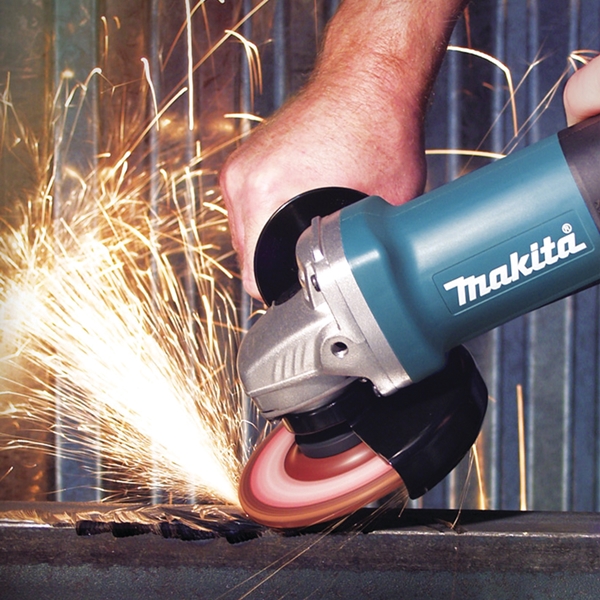 Makita 9557PB Series Angle Grinder, 7.5 A, 4-1/2 in Dia Wheel, 11,000 rpm Speed, 8 ft L Cord - 2