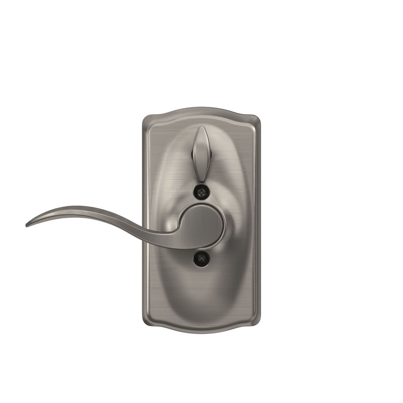 Schlage FE595V CAM/ACC 619 Keypad Lock with Flex-Lock, Wave Design, Satin Nickel, Residential, 2 Grade, Metal, Yes - 5