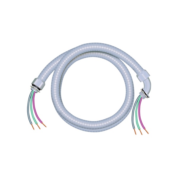 Southwire 55189301 Flexible Whip, 10 AWG Cable, Copper Conductor, THHN Insulation - 1