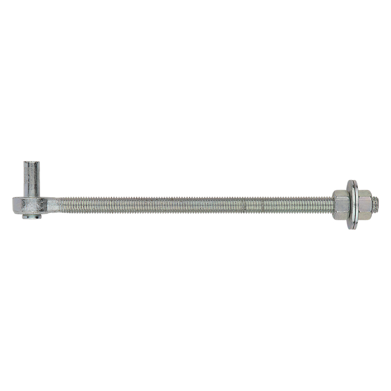 National Hardware N130-583 Full Threaded Bolt Hook, 5/8-11 Thread, 11-1/2 in L Thread, 13.12 in L, Steel, Zinc-Plated - 4