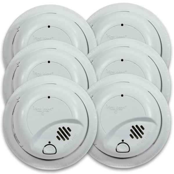First Alert 9120B6CP Smoke Alarm, 120 V, Ionization Sensor, 85 dB - 2