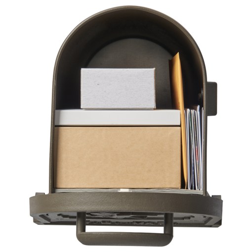 Gibraltar Mailboxes Arlington Series AR15T000 Mailbox, 1475 cu-in Capacity, Galvanized Steel, Bronze, 9-1/2 in W - 3