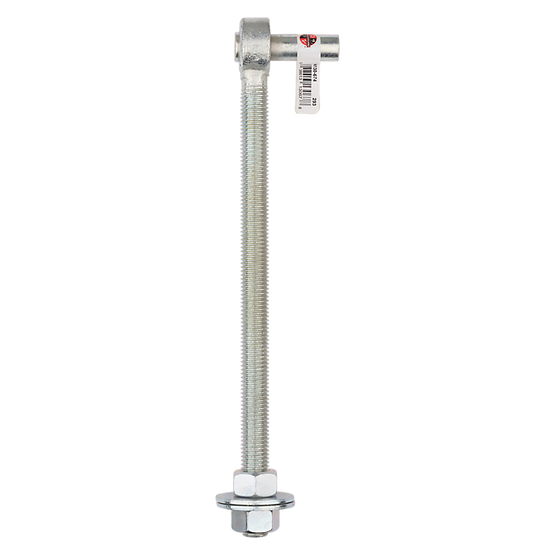 National Hardware N130-674 Full Threaded Bolt Hook, 3/4-10 Thread, 11-1/2 in L Thread, 13.12 in L, Steel, Zinc-Plated - 2